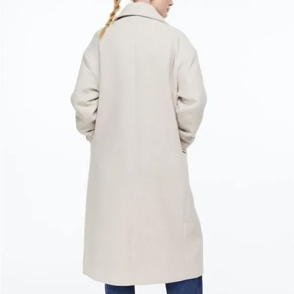 H&M Double-Breasted Oversized Coat - Picture 8 of 14